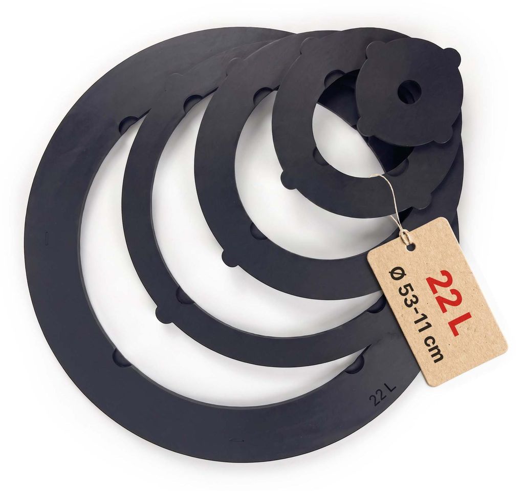 Adapter - Ringe für Eintopfofen 48-52 cm Utschak Herdplatte Produktbild 