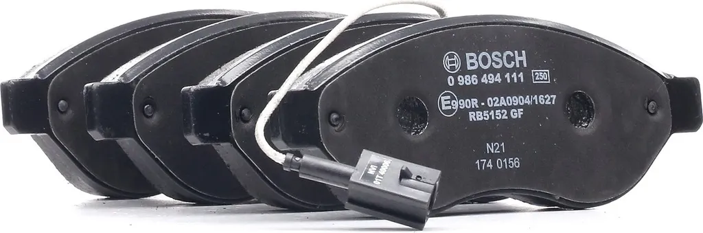 Plaquettes de frein haute résistance Bosch 0986494111 pour utilitaire