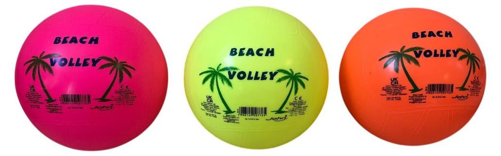 Beach-Volleyball Neon 8,5'' fb.sort. Produktbild 