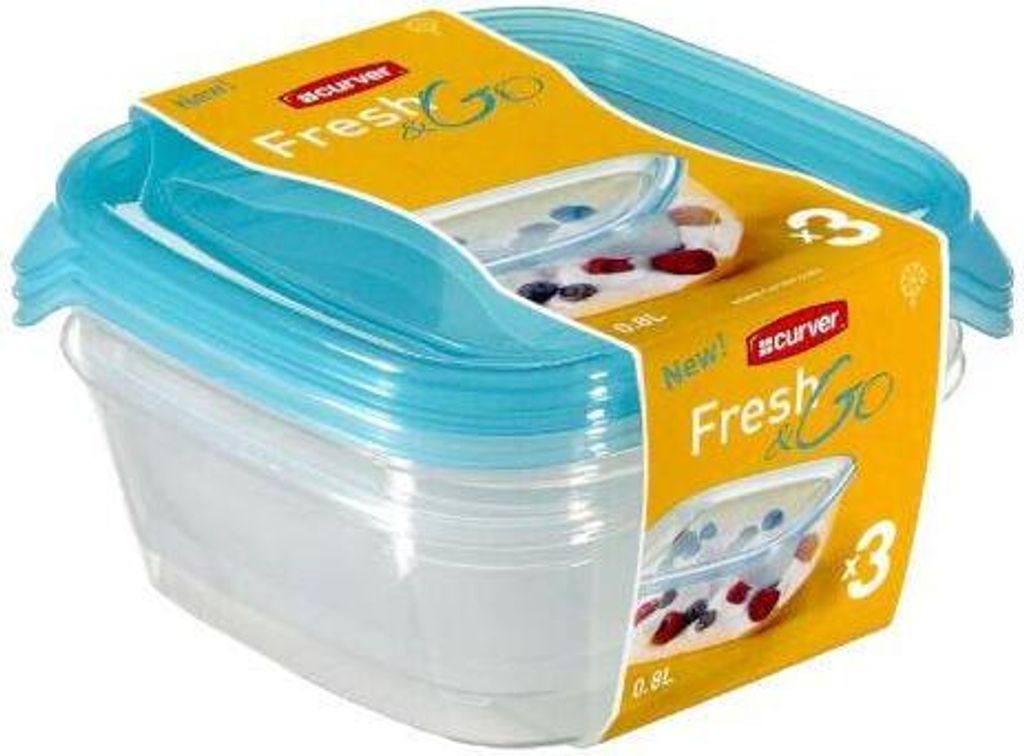 dóza FRESH&GO čtverc. 0,8l PH (3ks) Obrázok produktu 