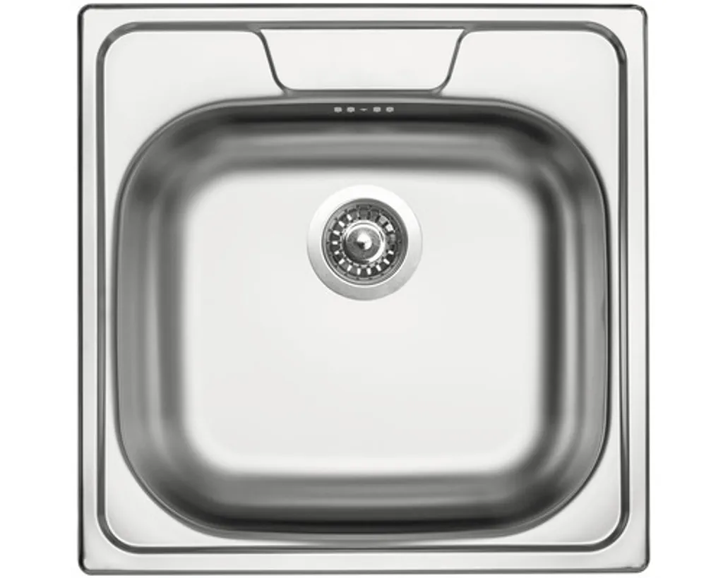 Lavello Acciaio Inox 480 V Lucido - Resistente e Facile da Pulire - 3