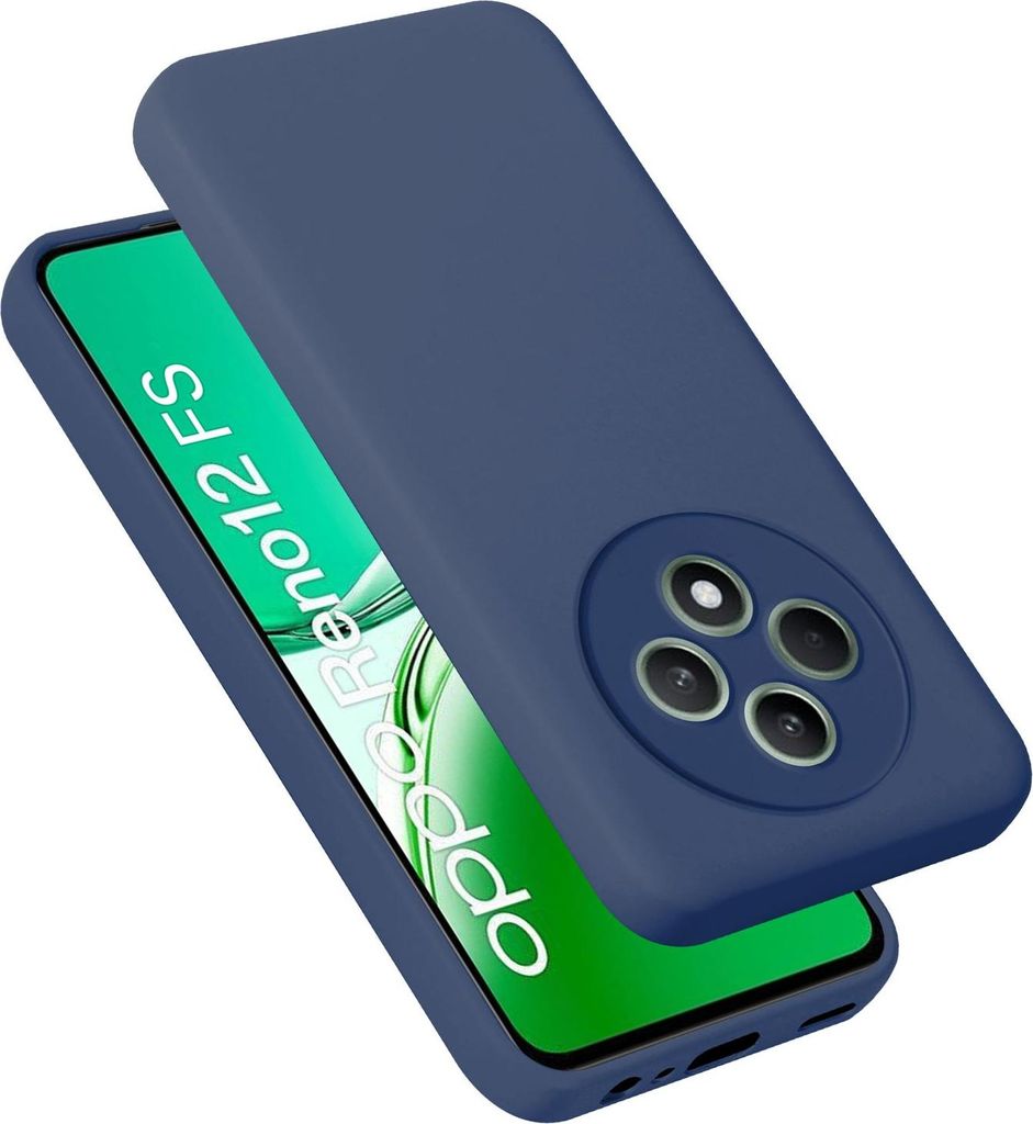 Cadorabo Hülle für Oppo Reno 12 FS Hülle Silikon Handyhülle Case aus flüssigem Silikon, Kratzfeste und stoßfeste Schutzhülle für Oppo Reno ...
