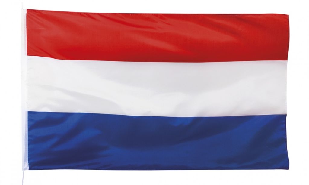 fassadenfahne Niederlande 90 x 150 cm rot/weiß/blau Produktbild 