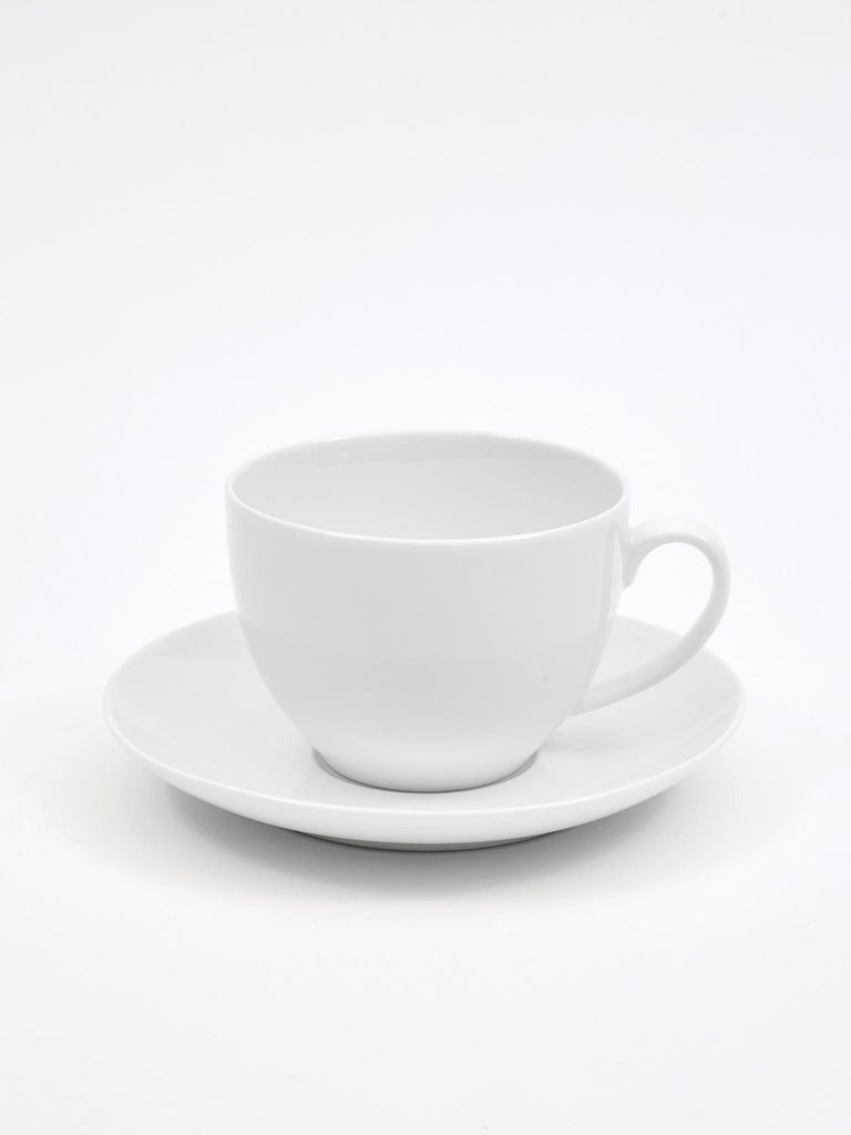 Tazza e piattino Maxwell and Williams WHITE BASICS COUPE, Immagine del prodotto 