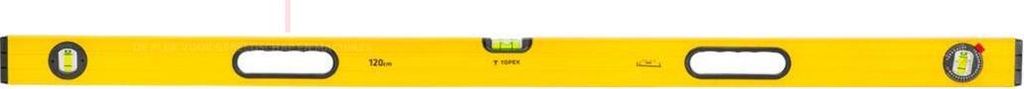 Topex Wasserwaage 120cm Typ 600 3 Fläschchen