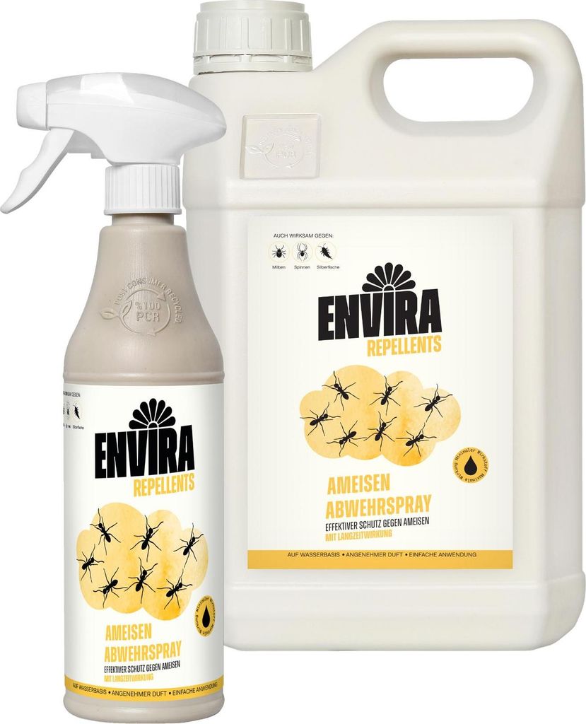 Envira Ameisen Abwehrspray im großen Nachfüllpaket 5L+500ml Produktbild 