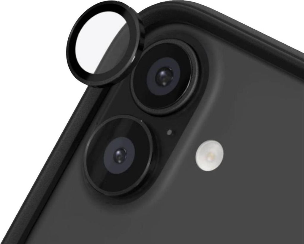 Rhinoshield, Foto Objektivschutz iPhone 16 16 Plus Härtegrad 9H, Schwarz
