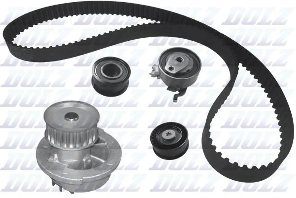 Kit de distribution avec pompe à eau DOLZ KD065 pour Opel Astra F et Corsa B