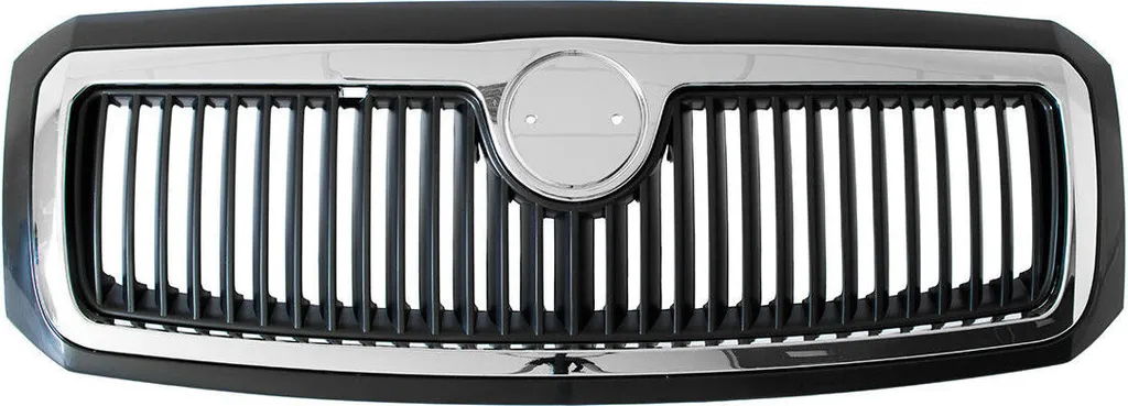 Grille de Calandre Sport en Chrome ABS Durable pour Skoda Fabia 1 6Y