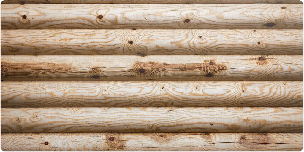 Holzstämme In Einer Reihe– Schreibtischunterlage – Schreibtisch Tischunterlage – 90x45 cm – Unterlage Groß Schreibtischmatte