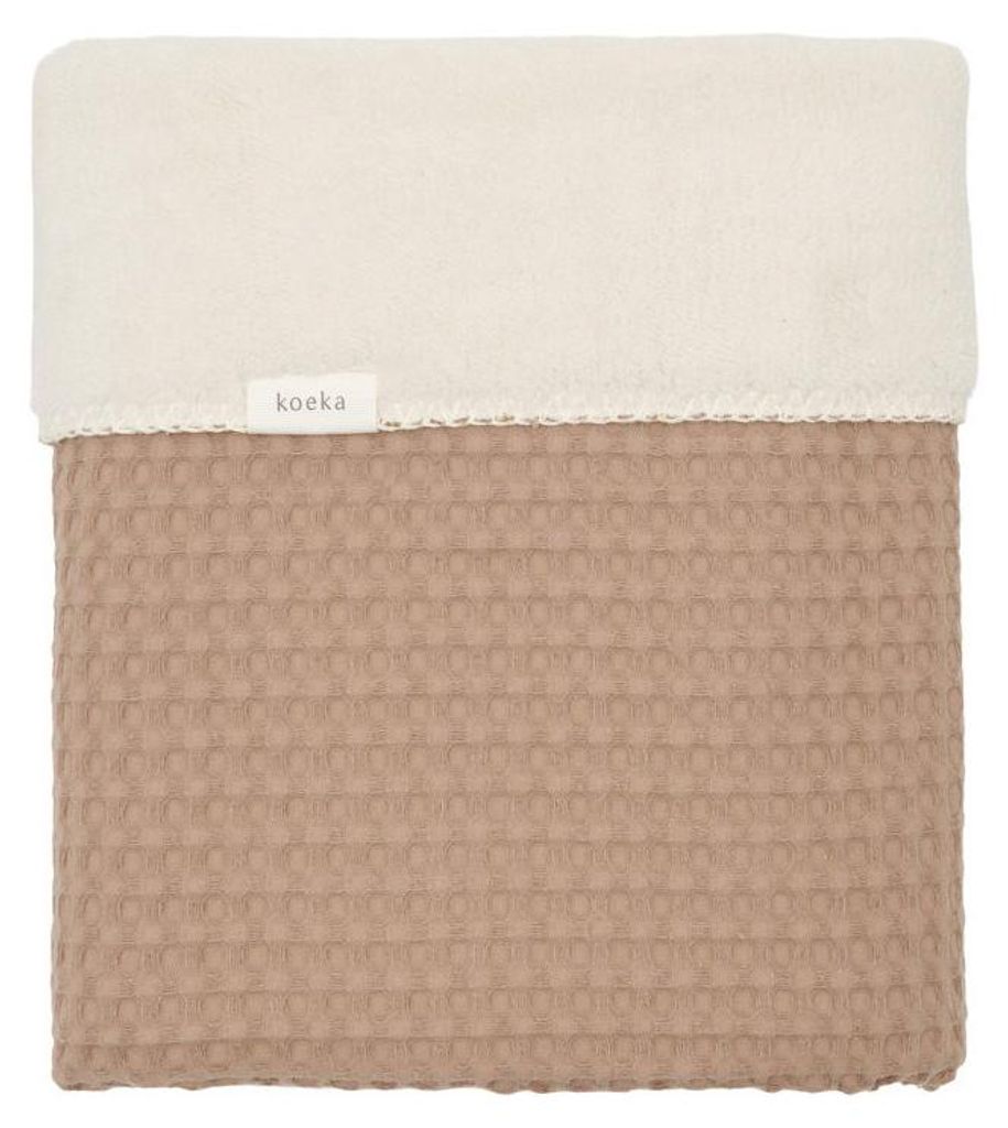 Koeka Wafel Oslo Babydecke - Teddy - Caffe Produktbild 