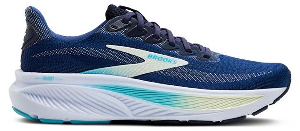 Brooks Ghost 17 Damen Laufschuh Narrow (2A) Navy/Green/Turquoise Navy/Green/Turquoise 42