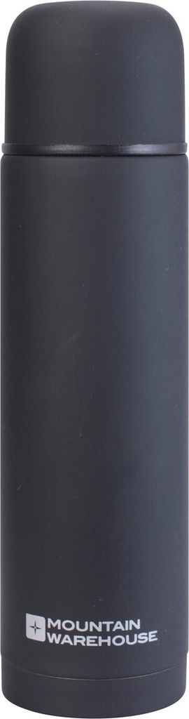 Mountain Warehouse - Thermosflasche, Gummiert, 500ml MW995 (Einheitsgröße) (Schwarz)