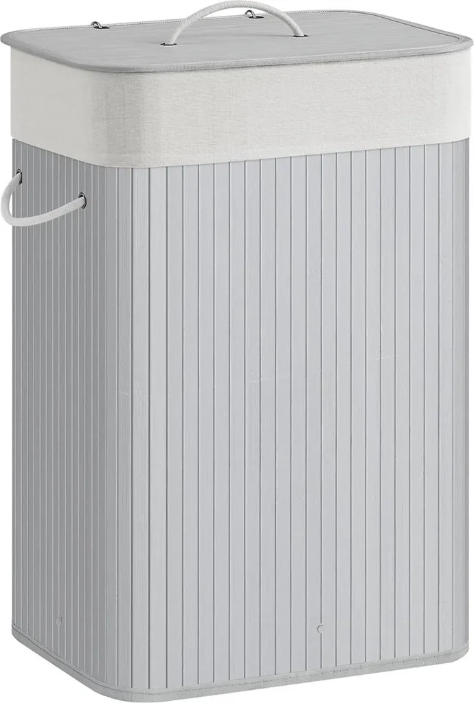 Cesta Biancheria 72L Slim con Sacco Estraibile | Soluzione Salvaspazio