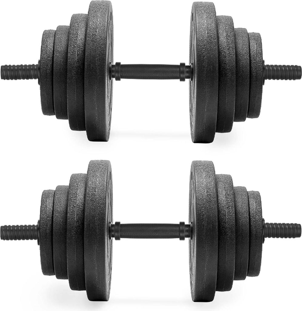 ACTIGET Hantelset 20 kg, verstellbare Kurzhanteln, 2 × 10 Produktbild 