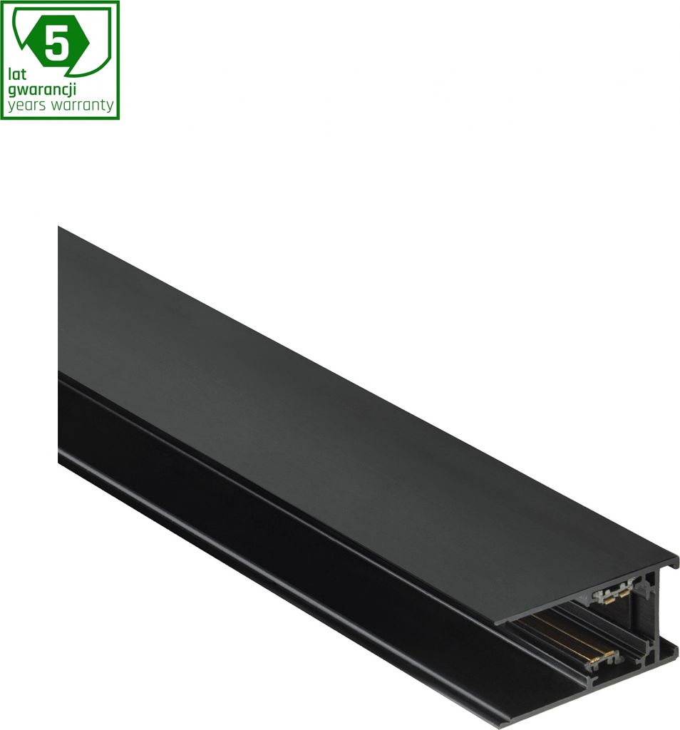 LED 48V Stromschiene Aufbau - Einbau 2m Schwarz
