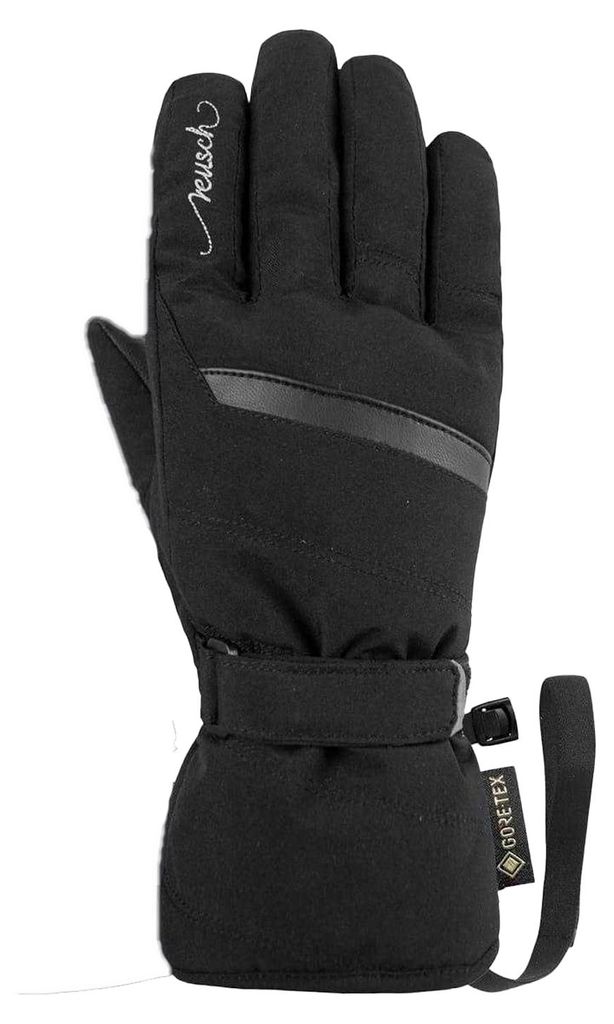 Reusch - "Sandy" Logo-Skihandschuhe für Herren/Damen Unisex, Gore-Tex GT15587 (L) (Schwarz)