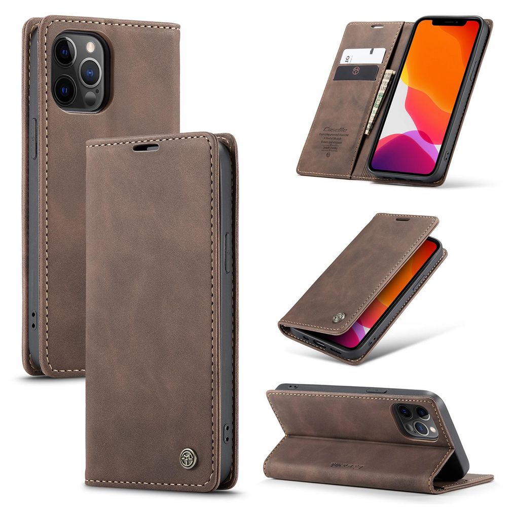 Caseme Handyhülle für Iphone iPhone 12 / 12 Pro-Dunkelbraun Produktbild 