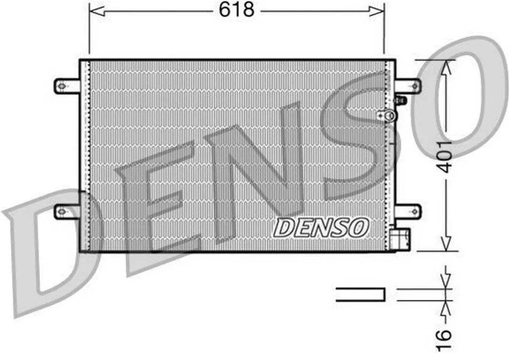 Réparation clim Audi A6 (4F) A4 (8K) - Condenseur DENSO DCN02006 OE