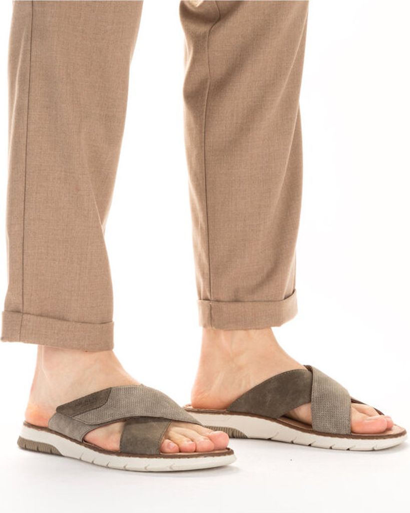 Rieker Herren Pantolette Klettverschluss Clog 25283, Produktbild 46