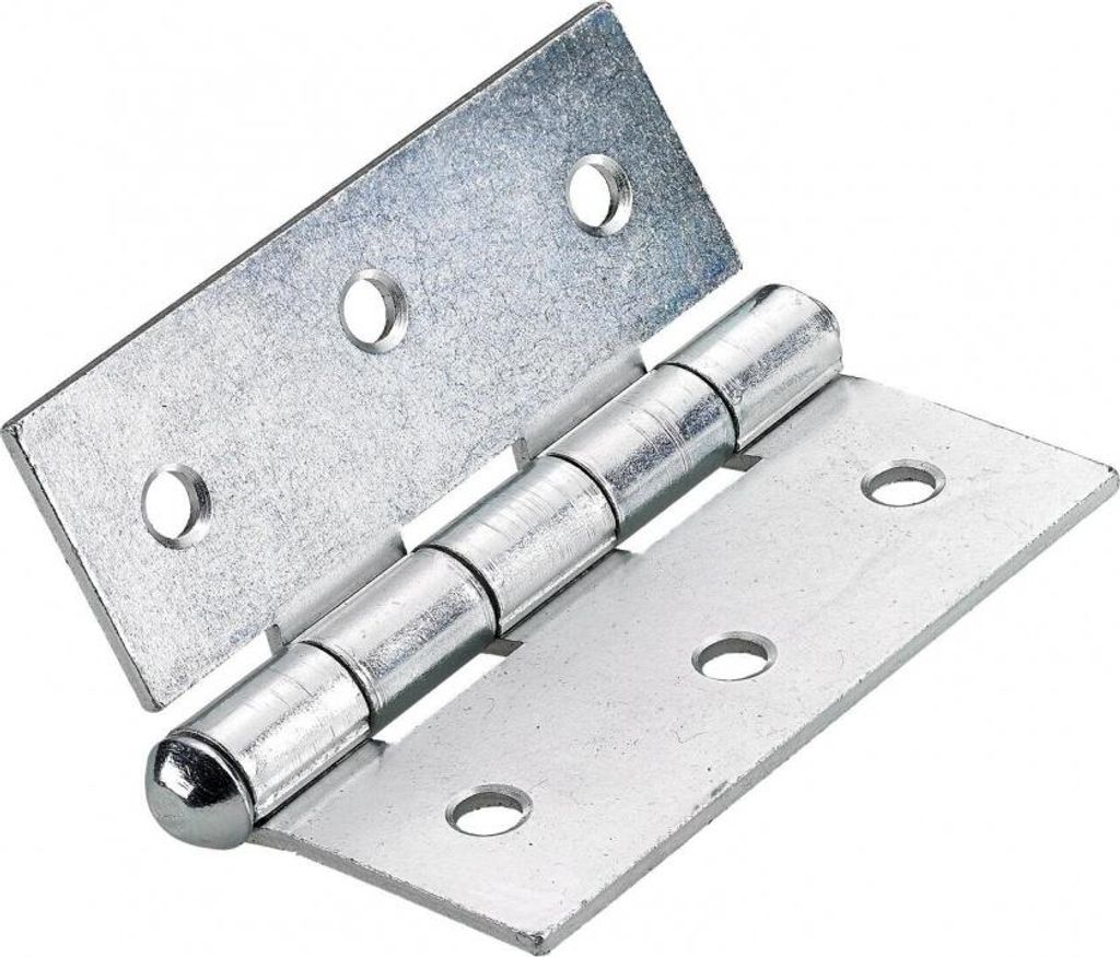 Set mit 2 universellen Stahl-Möbelscharnieren, 68 x 76 mm