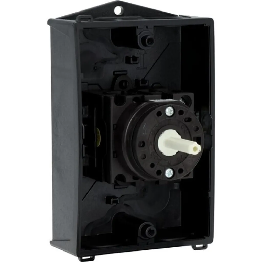 Interrupteur électrique triphasé Eaton Noir avec boîtier de protection