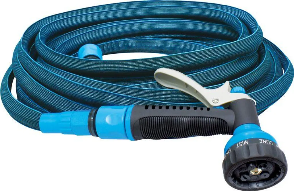 Tuyau AQUACRAFT 870030 flexible 1/2 pouce de 15 à 30m pour jardin