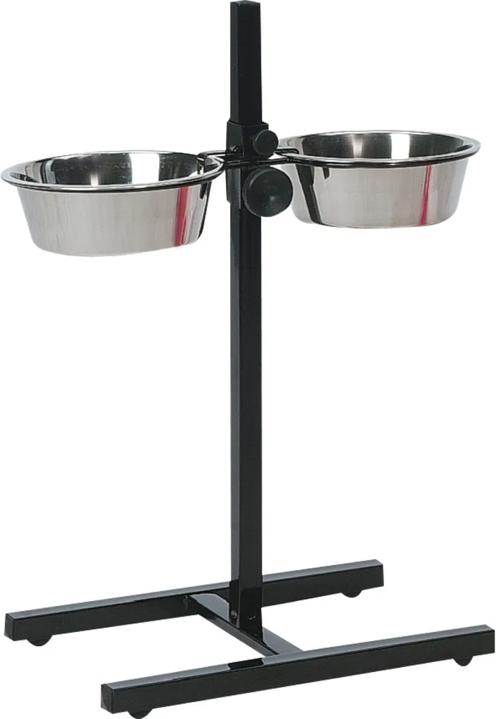 Support de gamelles surélevées pour faciliter la digestion du chien