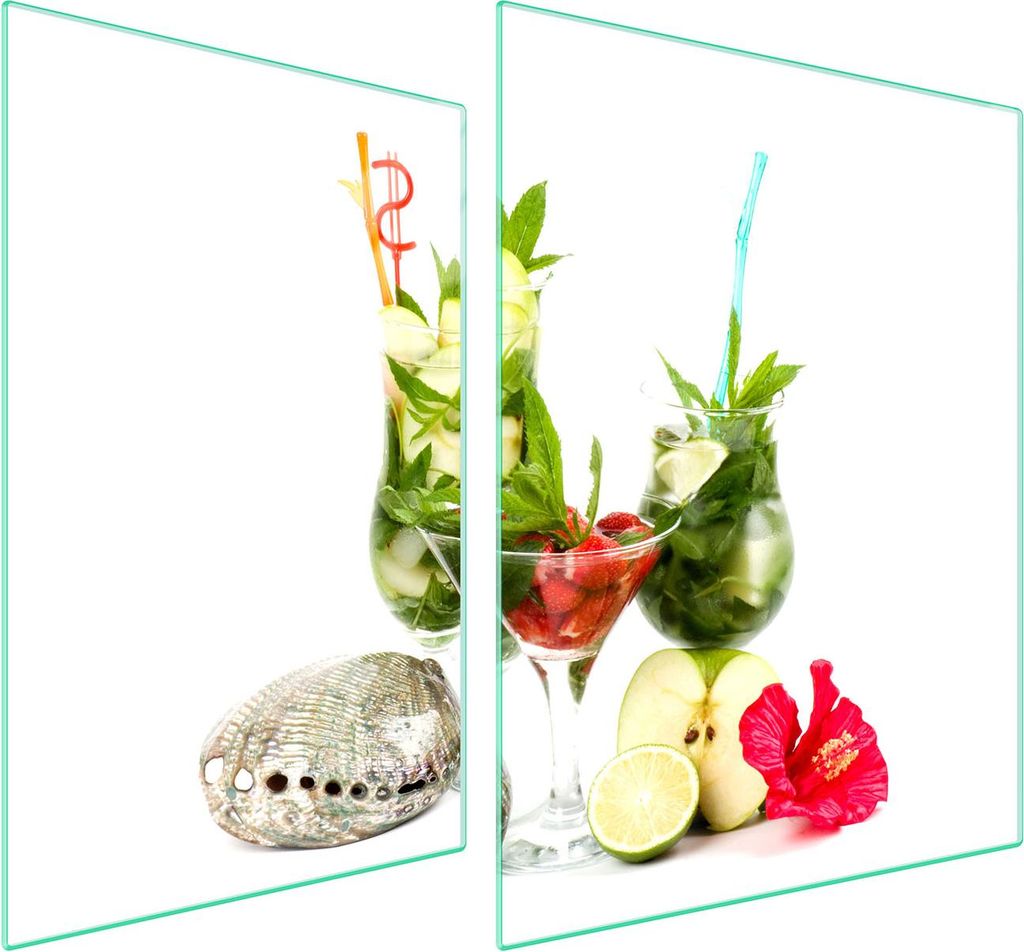 Glasschutzplatte Für Herd 70X52 Fruit