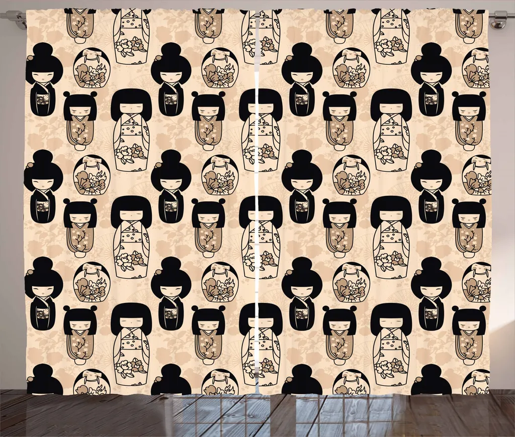 Tenda Kokeshi ABAKUHAUS 280x245: Stile Etnico per la tua Camera