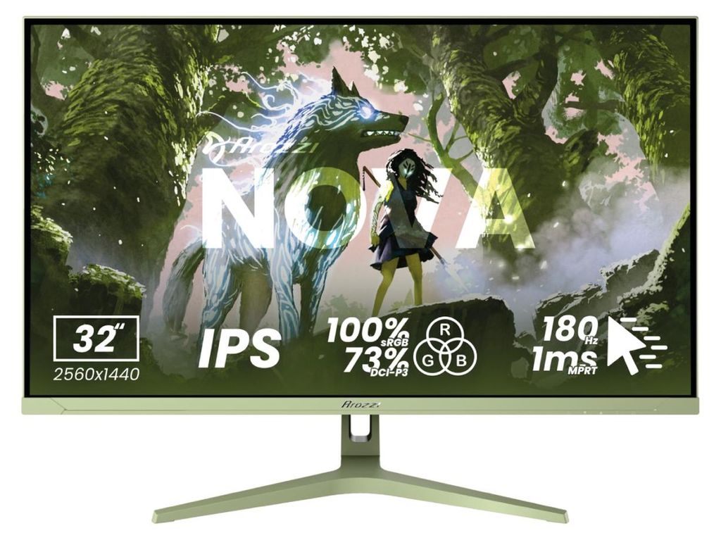 Arozzi Nova 32″, 80 cm (31.5"), 2560 x 1440 px, Quad HD, Zdjęcie produktu 
