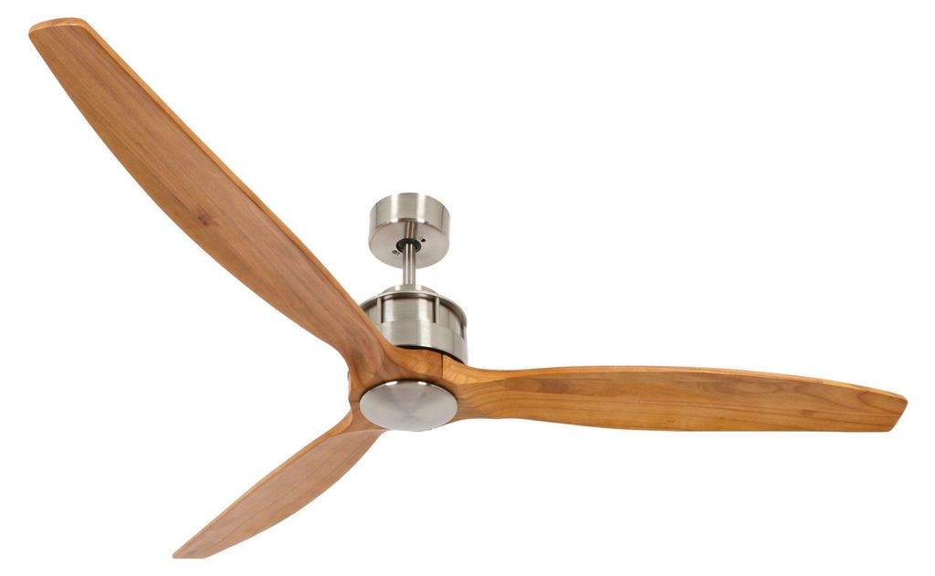 Energiespar Deckenventilator mit Fernbedienung Airfusion Akmani Chrom 152 cm