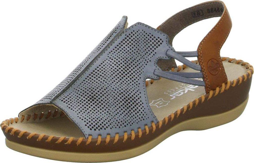 Rieker Komfort Sandalen Damen 31373833393736 Blau 42 EU