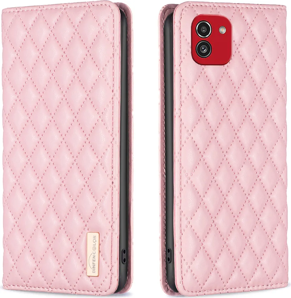 Regalo Perfetto: Custodia Galaxy A03 Rosa - Pelle Flip con Cuore