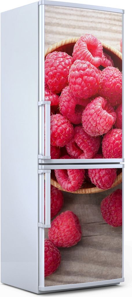 Magnete Dekorative - 60 cm x 180 cm - Küche Magnetmatte Kühlschrankmagnete - Süß Himbeeren Schale