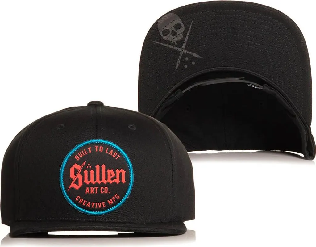Berretto Sullen Clothing Snapback Nero - Accessorio Uomo Alta Qualità