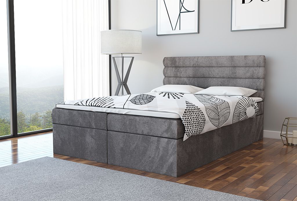 Boxspringbett Schlafzimmerbett ANNIK 160x200cm inkl.Bettkasten