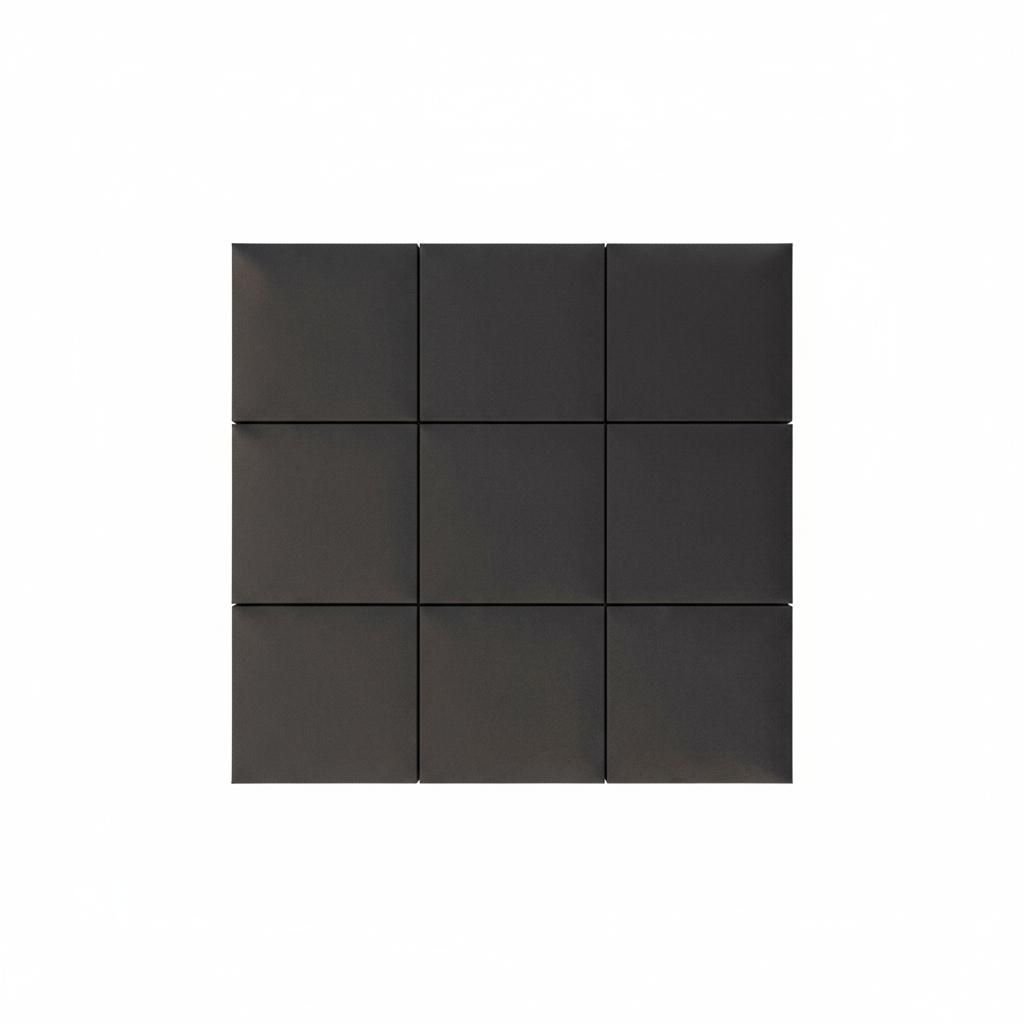 Komvortowy | Polsterpaneel | Wandkissen Velours Dunkelgrau Produktbild 