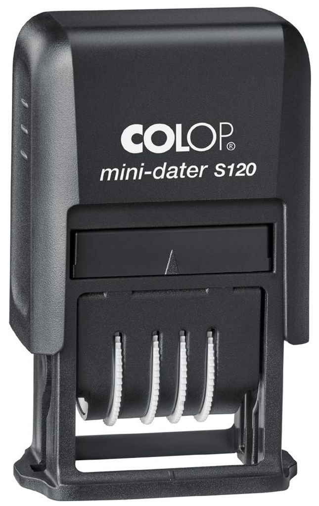 COLOP Datumstempel Mini-Dater S 120 SD, czarny Zdjęcie produktu 