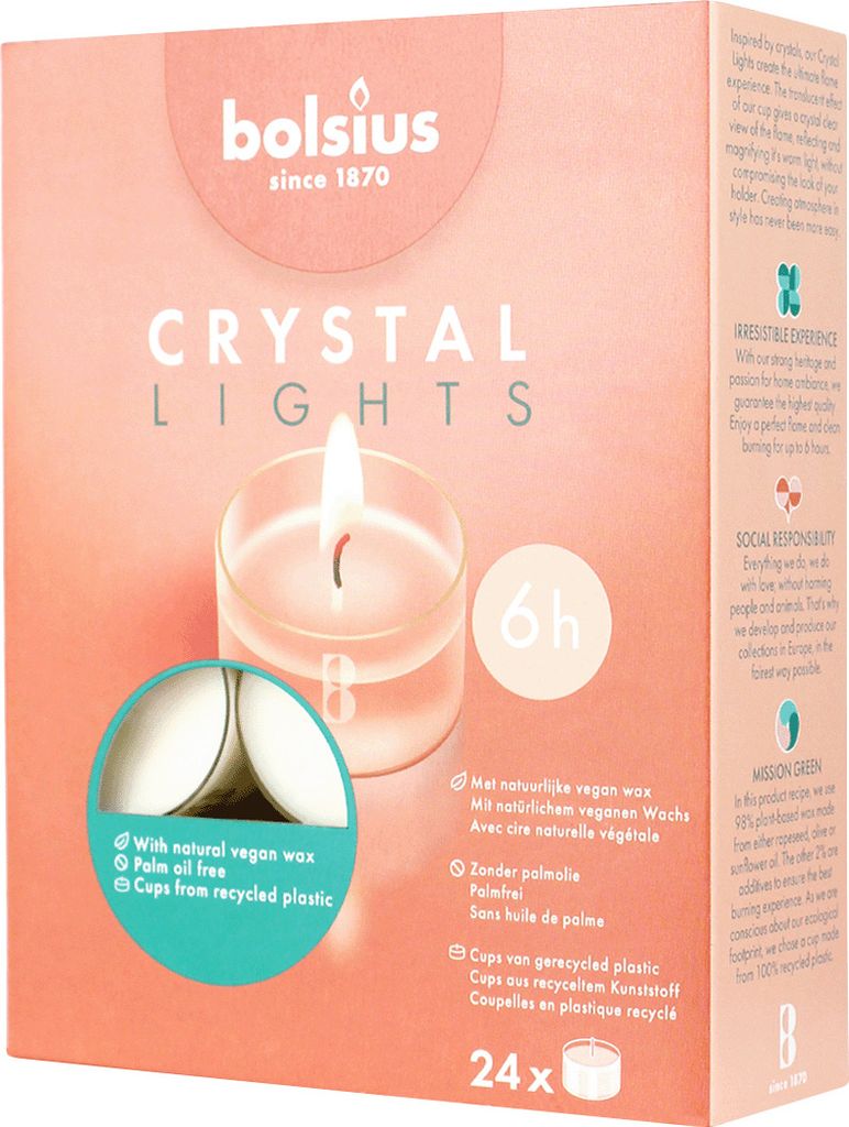 Tealight "Crystal Lights" 24er Pack Zdjęcie produktu 