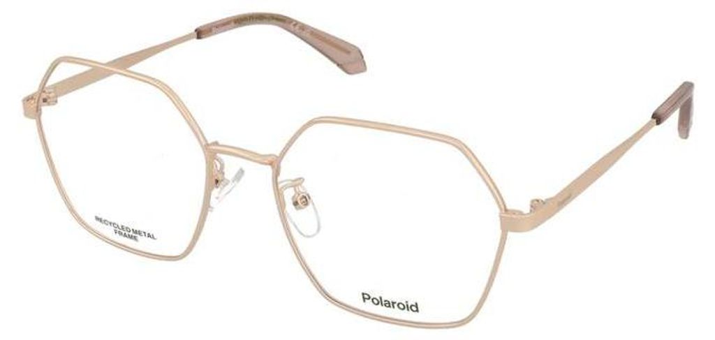 Polaroid PLD D612/G Gold copper 55/18/140 Damen Brillen
