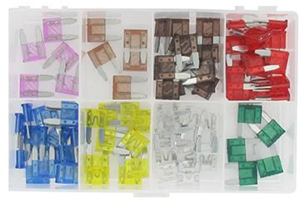 Coffret Fusibles Minival 80 PCS : Réparation Auto Facile 3-30A
