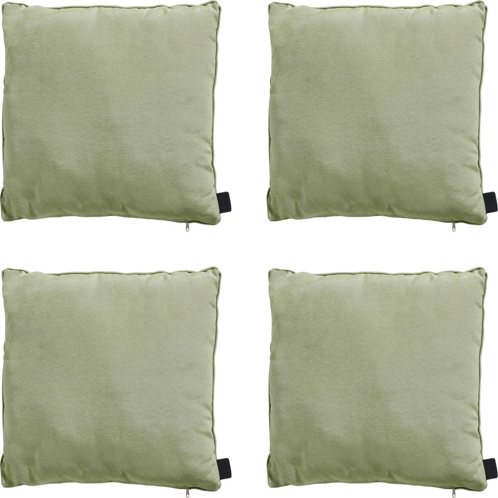 Madison - Dekokissen Panama Salbei - Ca. 45x45 cm - 4er-Set