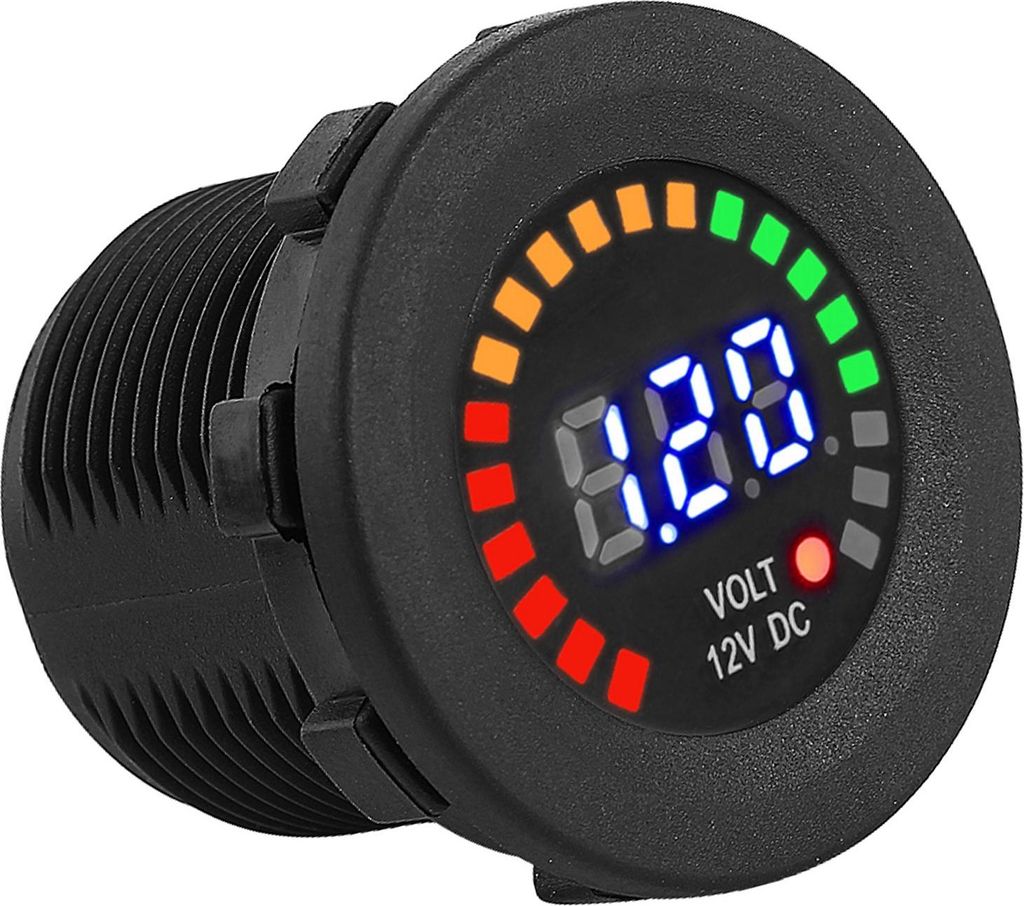 12 V Motocyklowy Samochodowy Cyfrowy Wyświetlacz LED Zdjęcie produktu 