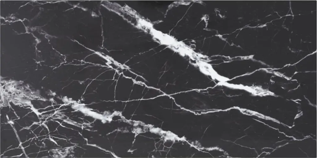 Piano Tavolo Nero 100x50 Effetto Marmo | Vetro Temperato 6mm Prezzo
