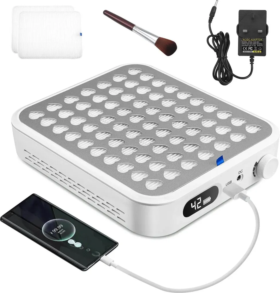 Aspiratore Manicure Professionale 56W - Brushless Ricaricabile