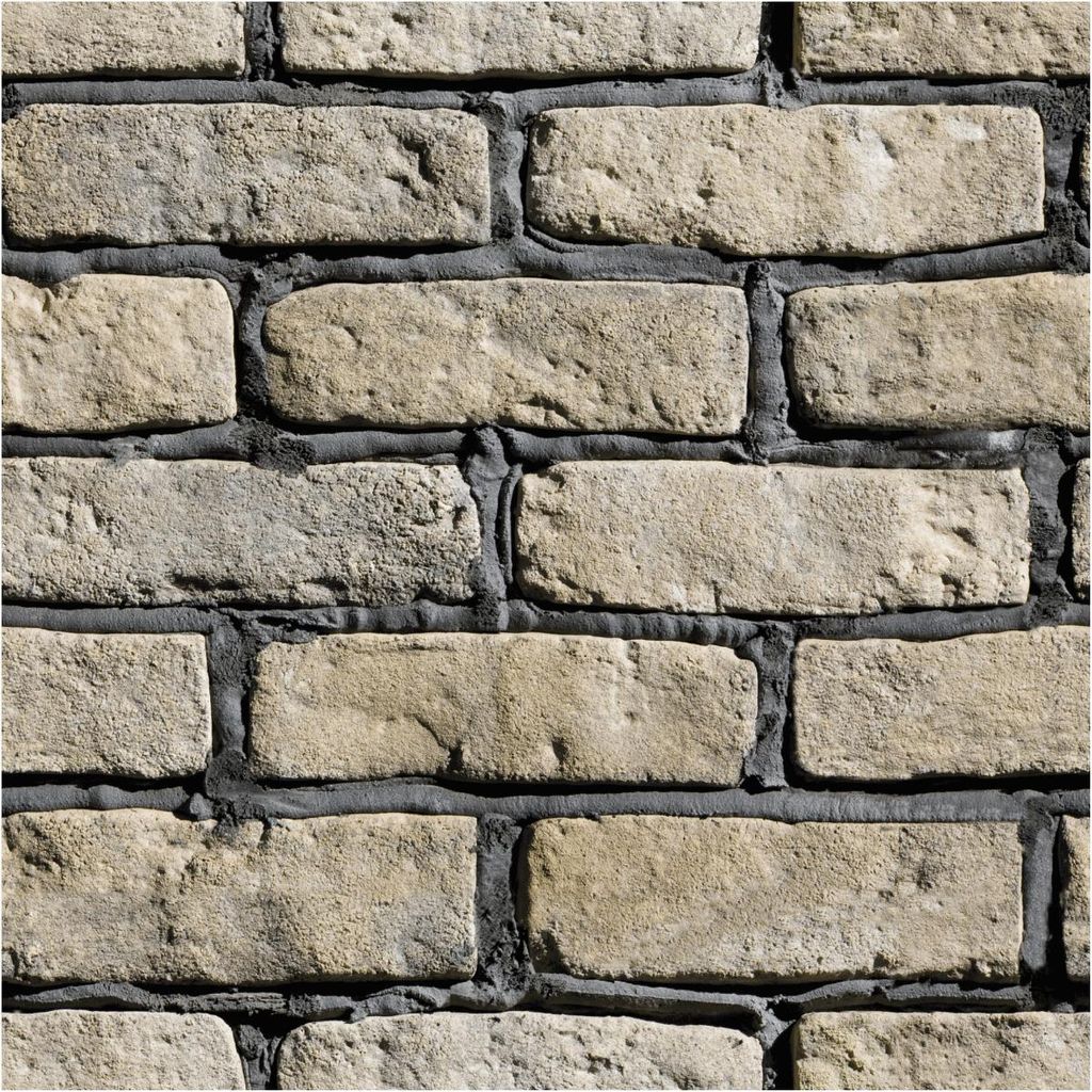 Tapeteneffekt-Aufkleber – NORMANDISCHE ZIEGEL – 50 x 50 cm