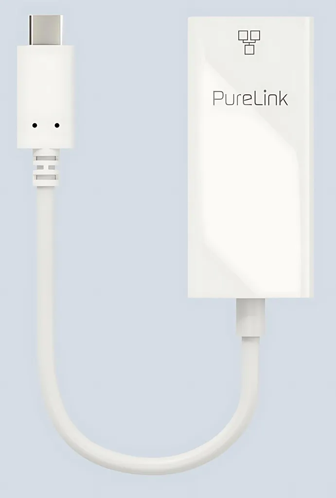 Adaptateur Réseau USB-C vers RJ-45 PureLink IS260 Gigabit Ethernet Blanc
