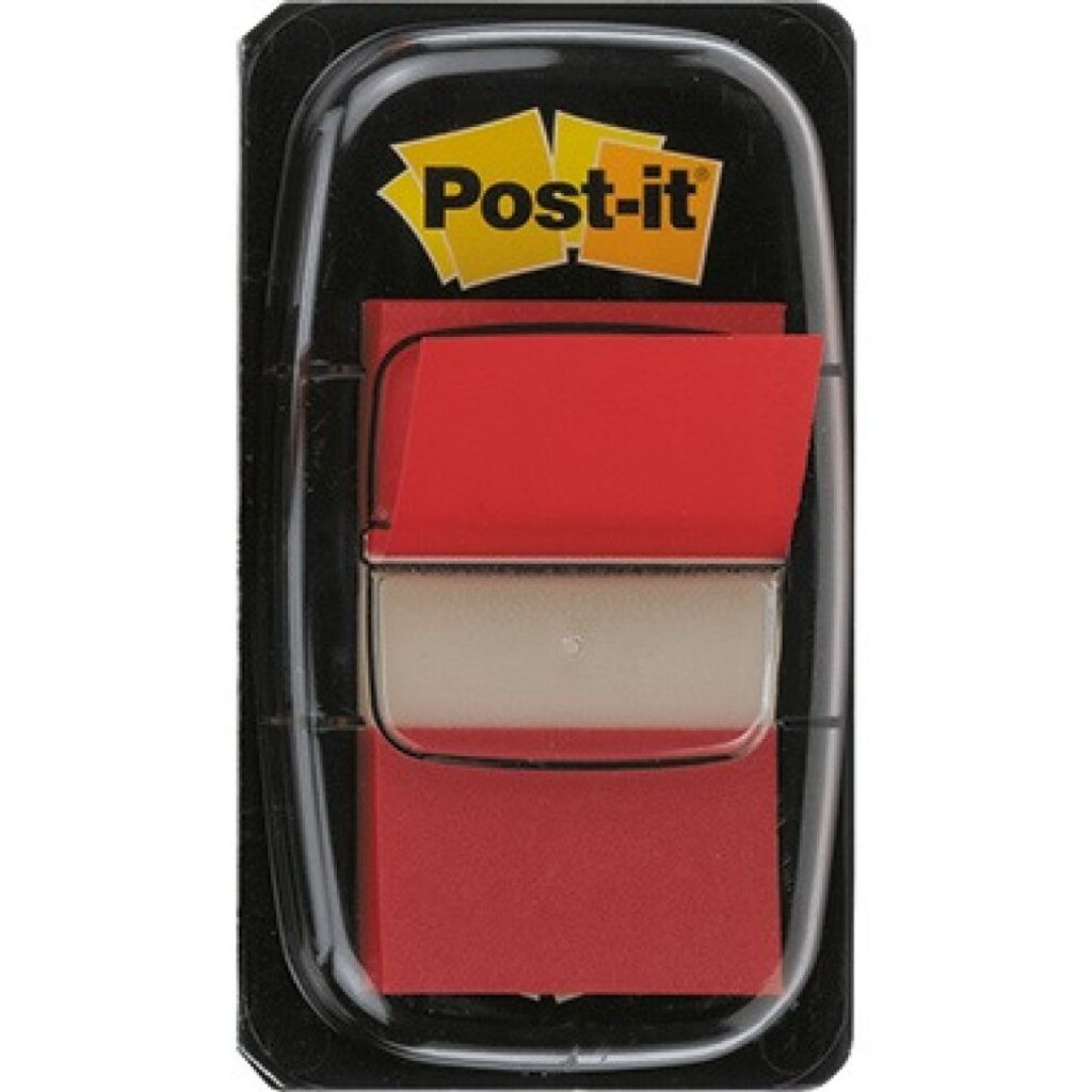 Post-it 680-1 Index Standard-Typ 680 - 25,4 x 43,2 mm, rot