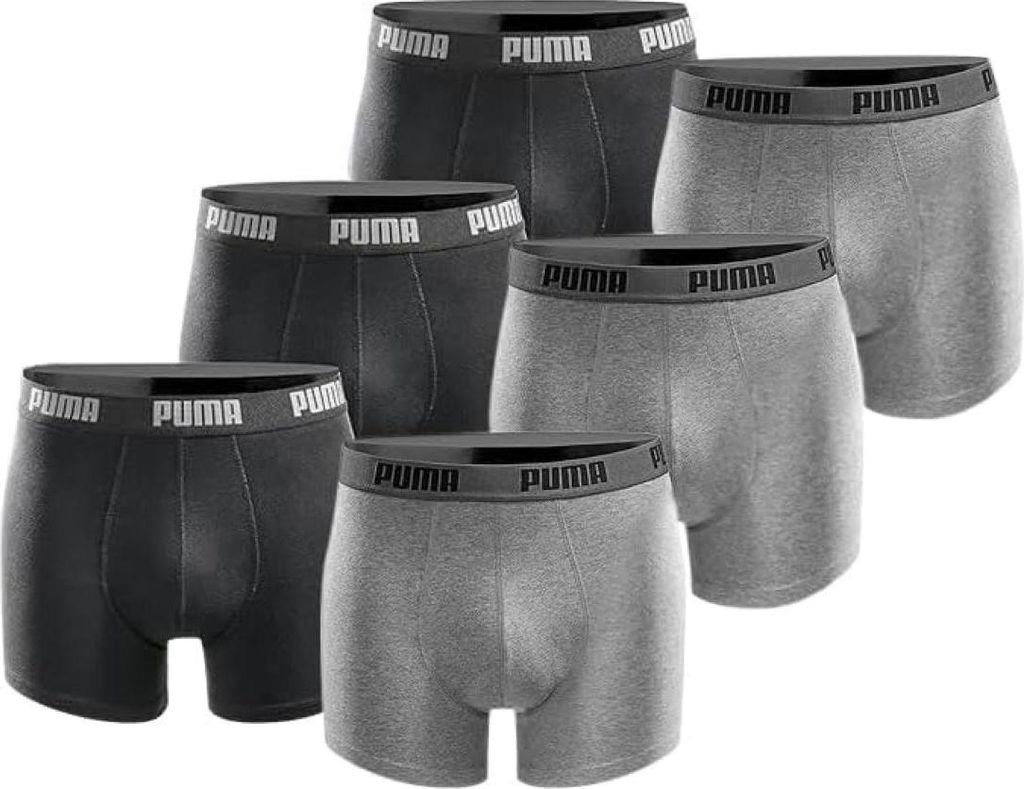 Puma Herren Boxershorts 6er-Pack - 100003753, Farbe:Grey Produktbild 